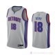 Camiseta Jordan Bone #18 Detroit Pistons Statement 2020-21 Gris