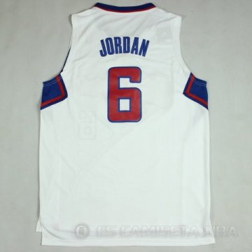 Camiseta Jordan #6 Los Angeles Clippers Blanco