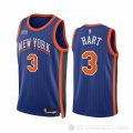 Camiseta Josh Hart #3 New York Knicks Ciudad 2023-24 Azul