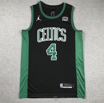 Camiseta Jrue Holiday #4 Boston Celtics Statement 2022-23 Negro