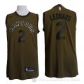 Camiseta Kawhi Leonard #2 Toronto Raptors Nike Verde