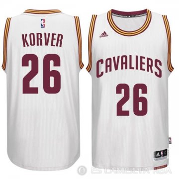 Camiseta Korver #26 Cleveland Cavaliers Blanco