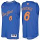 Camiseta Kristaps Porzingis #6 New York Knicks Navidad 2016 Azul
