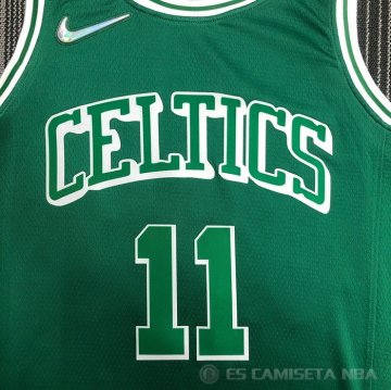 Camiseta Kyrie Irving NO 11 Boston Celtics Ciudad 2021-22 Verde