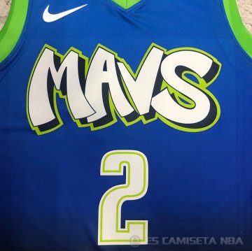 Camiseta Kyrie Irving #2 Dallas Mavericks Ciudad Azul