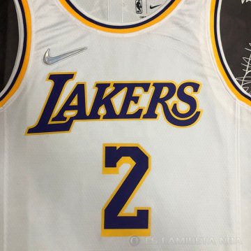 Camiseta Kyrie Irving #2 Los Angeles Lakers Association Blanco