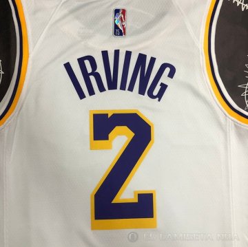 Camiseta Kyrie Irving #2 Los Angeles Lakers Association Blanco