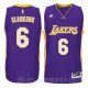 Camiseta Clarkson #6 Los Angeles Lakers Purpura