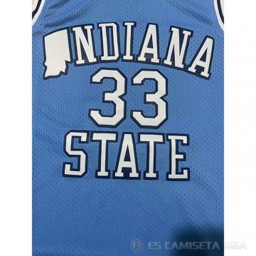 Camiseta Larry Bird #33 Boston Celtics Retro Azul