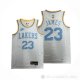 Camiseta LeBron James #23 Los Angeles Lakers Classic 2022-23 Blanco