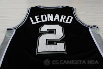 Camiseta Leonaro #2 San Antonio Spurs Negro