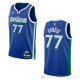 Camiseta Luka Doncic #77 Dallas Mavericks Ciudad 2022-23 Azul