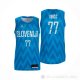 Camiseta Luka Doncic #77 Slovenia Segunda Azul