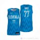 Camiseta Luka Doncic #77 Slovenia Segunda Azul