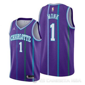 Camiseta Malik Monk #1 Charlotte Hornets Classic 2019-20 Violeta