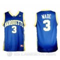 Camiseta Marquette Wade #3 NCAA Azul