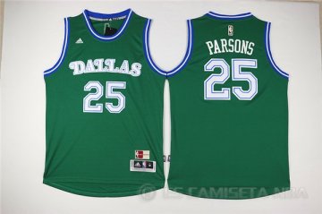 Camiseta Parsons #25 Dallas Mavericks Verde