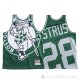 Camiseta Max Strus #28 Boston Celtics Mitchell & Ness Big Face Verde
