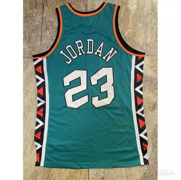 Camiseta Michael Jordan #23 All Star 1996 Verde