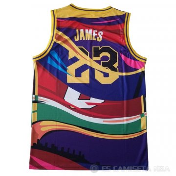 Camiseta Mitchell & Ness Big Face Lebron James