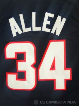 Camiseta NCAA Allen #34 Connecticut Negro