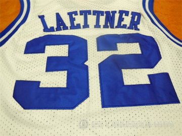 Camiseta Duke Laettner #32 NCAA Blanco