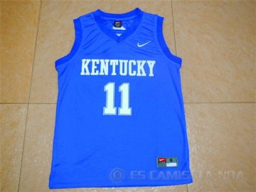 Camiseta Kentucky John #11 NCAA Azul