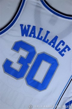 Camiseta North Wallace #30 NCAA Blanco
