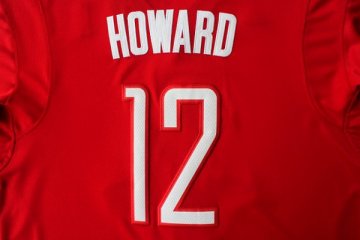 Camiseta Howard #12 Rockets 2013 Navidad Rojo