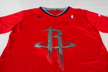 Camiseta Lin #7 Rockets 2013 Navidad Rojo