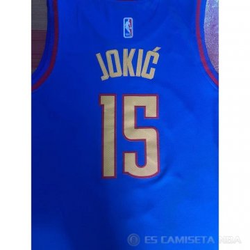 Camiseta Nikola Jokic #15 Denver Nuggets Statement 2022-23 Azul