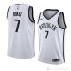 Camiseta Nuni Omot #7 Brooklyn Nets Association 2018 Blanco