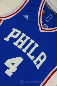Camiseta Phila Noel #4 Philadelphia 76ers Azul