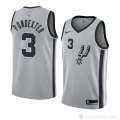 Camiseta Quincy Pondexter #3 San Antonio Spurs Statement 2018 Gris