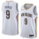 Camiseta Rajon Rondo #9 New Orleans Pelicans Association 2018 Blanco