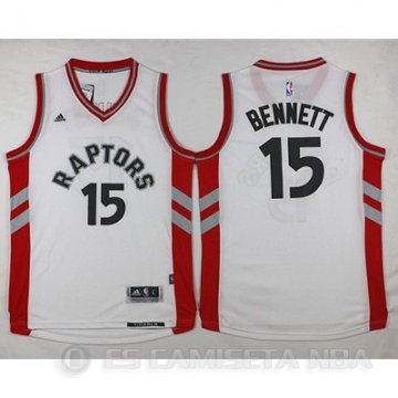 Camiseta Bennett #15 Toronto Raptors Blanco