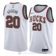 Camiseta Rashad Vaughn #20 Milwaukee Bucks Classic 2018 Blanco