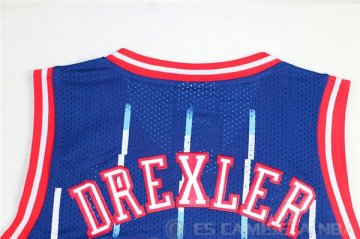 Camiseta Drexler #22 Houston Rockets Azul
