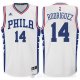 Camiseta Rodriguez #14 Philadelphia 76ers Blanco