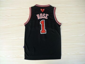 Camiseta Rose #1 Chicago Bulls Negro