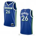 Camiseta Spencer Dinwiddie #26 Dallas Mavericks Ciudad 2022-23 Azul