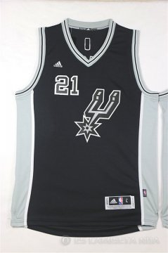 Camiseta Duncan #21 San Antonio Spurs Negro