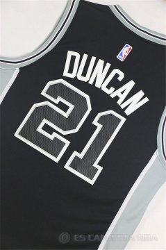 Camiseta Duncan #21 San Antonio Spurs Negro