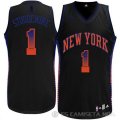 Camiseta Stoudemire #1 New York Knicks Ambiente Negro
