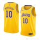 Camiseta Sviatoslav Mykhailiuk #10 Los Angeles Lakers Icon 2018-19 Amarillo