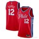 Camiseta Tobias Harris NO 12 Philadelphia 76ers Statement Rojo