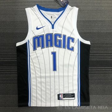 Camiseta Tracy McGrady NO 1 Orlando Magic Association Blanco