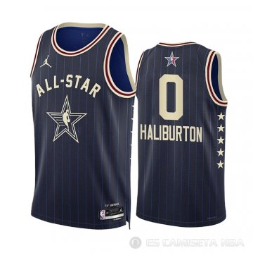 Camiseta Tyrese Haliburton #0 All Star 2024 Indiana Pacers Azul