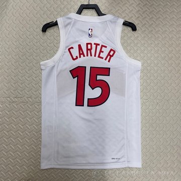 Camiseta Vince Carter #15 Toronto Raptors Association 2022-23 Blanco