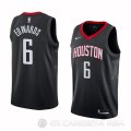 Camiseta Vincent Edwards #6 Houston Rockets Statement 2017-18 Negro